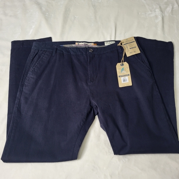 Tailor Vintage Navy Blue Mens Pants. 38x32. Stretch. Cotton Blend - Picture 16 of 16
